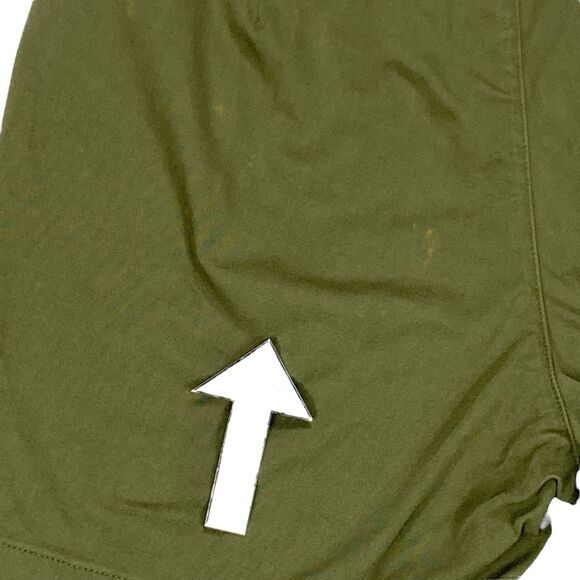 Everlane Uniform Utility Shorts Sz S Olive Green Elastic Waist Stretchy Summer - Picture 14 of 14
